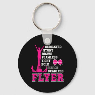 Cheer Flyer Definition Cheerleading Flyer _2 Key Ring