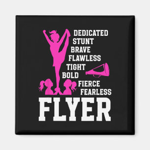 Cheer Flyer Definition Cheerleading Flyer Magnet