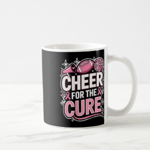Cheer For The Cure Breast Cancer Awareness Cheerle Coffee Mug