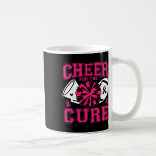 Cheer For The Cure Breast Cancer Awareness Pink Ri Coffee Mug
