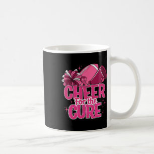 Cheer For The Cure Breast Cancer Awareness Pink Ri Coffee Mug
