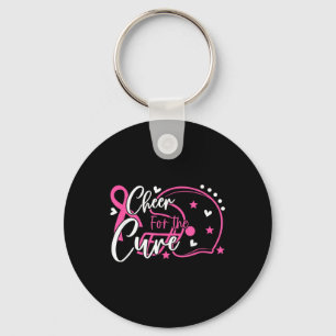 Cheer For The Cure Cheer Pink Football Helmet Wome Key Ring