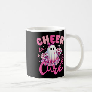 Cheer For The Cure Cheerleader Breast Cancer Hallo Coffee Mug