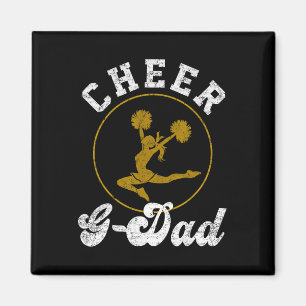 Cheer G Dad Cheerleading Lover Fathers Day Magnet
