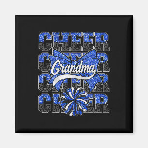 Cheer G-ma Grandma Bow Sport Cheerleader Cheerlead Magnet