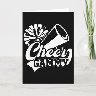 Cheer Gammy Of A Cheerleader Gammy Cheerleading Ga Card