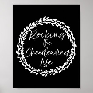 Cheer Gift For Cheerleader Rocking The Cheerleadin Poster