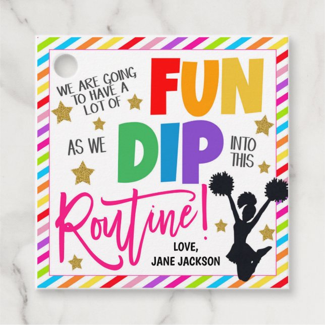 Cheer Gift Tags (Front)