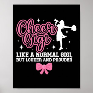 Cheer Gigi Definition Cheerleading Gigi Cheerleade Poster