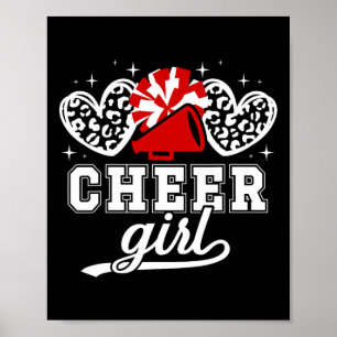 Cheer Girl Cheerleader Cheerleading Poster