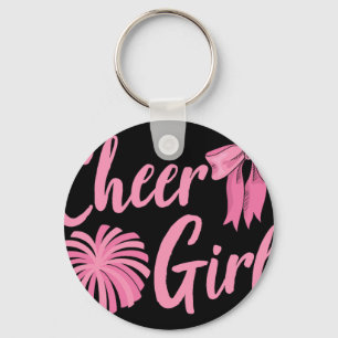 Cheer Girl Cheerleader Women Cheering Practice Che Key Ring