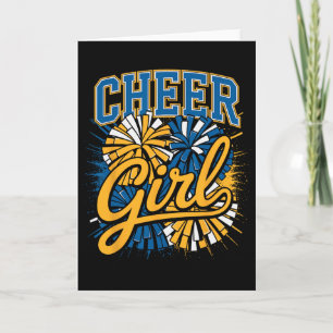 Cheer Girl Cheerleading Squad Team Cheerleader Gir Card