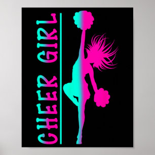 Cheer Girl Cheerleading Women Cheering Cheerleader Poster