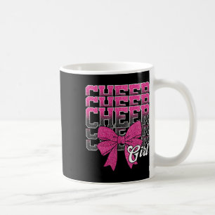 Cheer Girl Coquette Bow Cheerleading Cheerleader P Coffee Mug