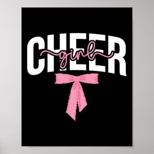 Cheer Girl Coquette Cheerleader Cheerleading Poster