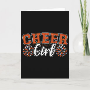 Cheer Girl Funny Cheerleader Cheerleading Practice Card