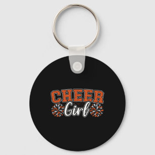 Cheer Girl Funny Cheerleader Cheerleading Practice Key Ring