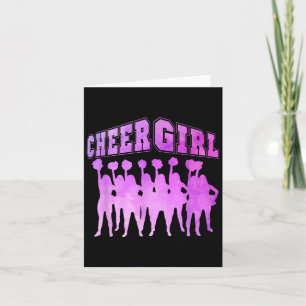 Cheer Girl Funny Cheerleading Quote Cheerleader Te Card