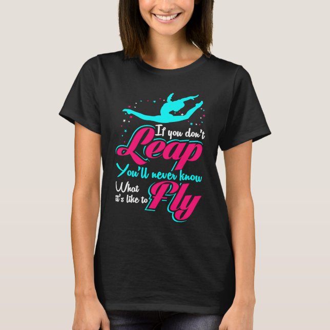 Cheer Girl Loves Tumbling Cheerleading Camp Cheerl T-Shirt (Front)