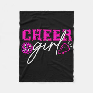 Cheer Girl Sideline Dancing Team Support Cheerlead Fleece Blanket