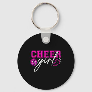 Cheer Girl Sideline Dancing Team Support Cheerlead Key Ring