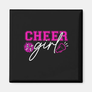 Cheer Girl Sideline Dancing Team Support Cheerlead Magnet