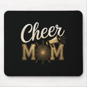 Cheer Gold Cheerleader Cheerleading Mom Game Day D Mouse Pad