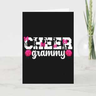 Cheer Grammy Grandma Grammy Of A Cheerleader Gramm Card