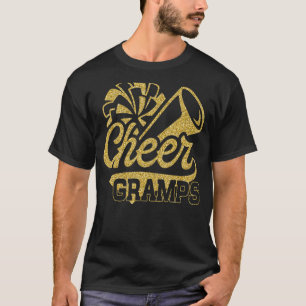 Cheer Gramps Biggest Fan Cheerleader Father's Day T-Shirt