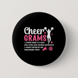 Cheer Grams Definition Grams Of A Cheerleader Gram 6 Cm Round Badge