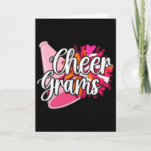 Cheer Grams Of A Cheerleader Grams Cheerleading Gr Card