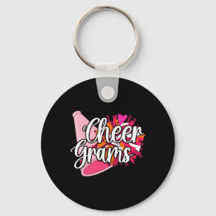 Cheer Grams Of A Cheerleader Grams Cheerleading Gr Key Ring