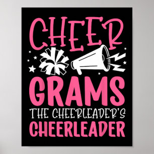 Cheer Grams Of A Cheerleader Grams Proud Cheerlead Poster