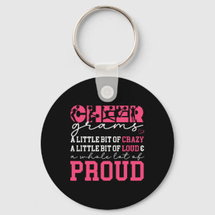 Cheer Grams Proud Grandma Grams Of A Cheerleader G Key Ring