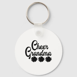 Cheer Grandma Cheerleading Grandmother Cheerleader Key Ring