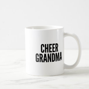 Cheer Grandma Cheerleading Matching Grandparents Coffee Mug
