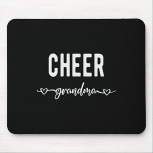 Cheer Grandma Funny Grandmother Cheerleader Cheerl Mouse Pad