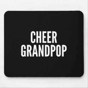Cheer Grandpop Cheerleading Grandpa Mouse Pad