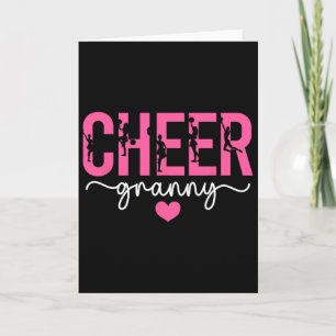 Cheer Granny Cheerleading Granny Of A Cheerleader Card