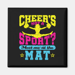 Cheer Is A Sport Cheerleading Funny Meet Me At The Magnet