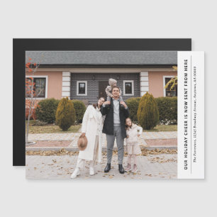 Cheer is Now From Here Holiday Moving Announcement