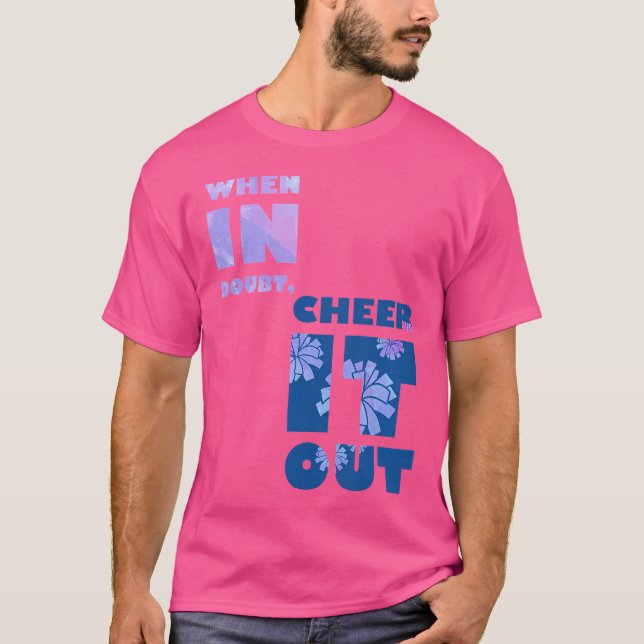 Cheer It Out Cheerleading Cheerleaders T-Shirt (Front)