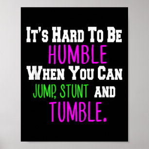 Cheer Jump Stunt And Tumble Cheerleading Quotes S Poster