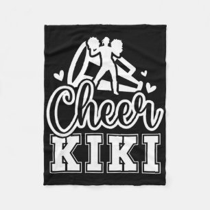 Cheer Kiki Grandma Kiki Of A Cheerleader Kiki  Fleece Blanket