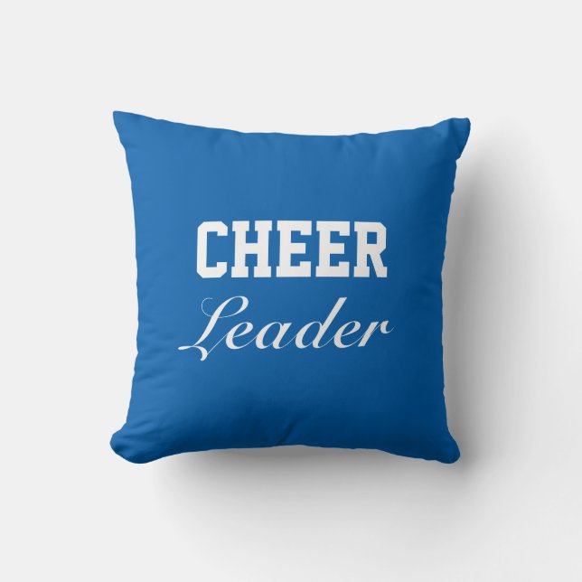 Cheer Leader Throw Pillow (Front)