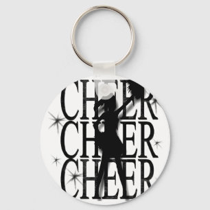 Cheer leading keychain, Copyright Karen J Williams Key Ring