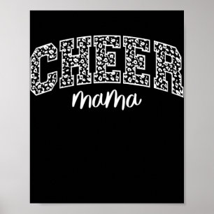Cheer Mama CheerMom Women Cheerleader Mom Poster