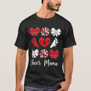 Cheer Mama Coquette Cheer Mom Of A Cheerleader Mom T-Shirt