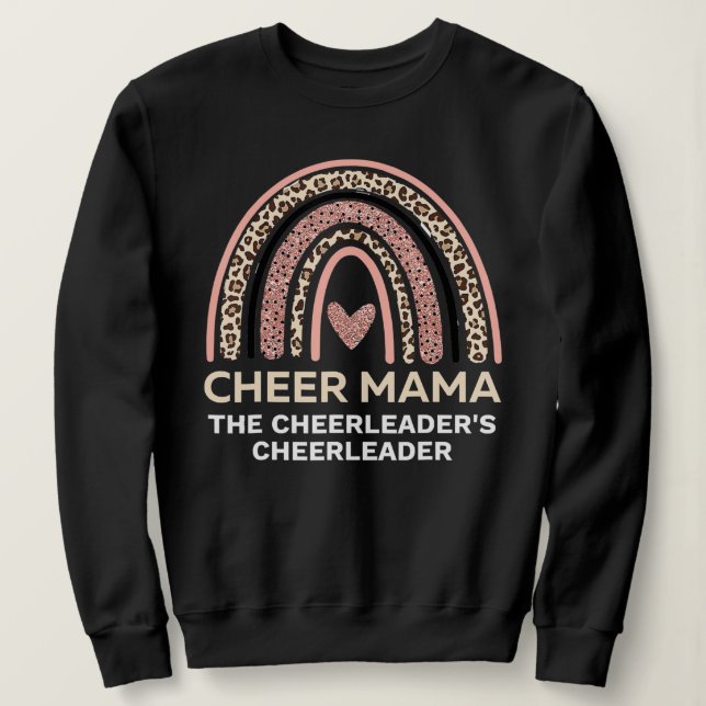 Cheer Mama Women Cheerleader Mom  Sweatshirt (Design Front)