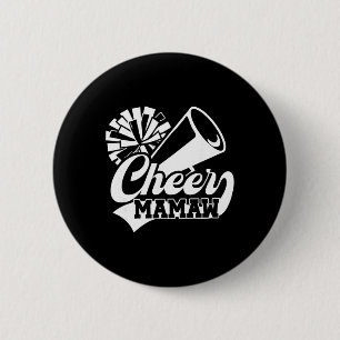 Cheer Mamaw Grandma Mamaw Of A Cheerleader Mamaw  6 Cm Round Badge